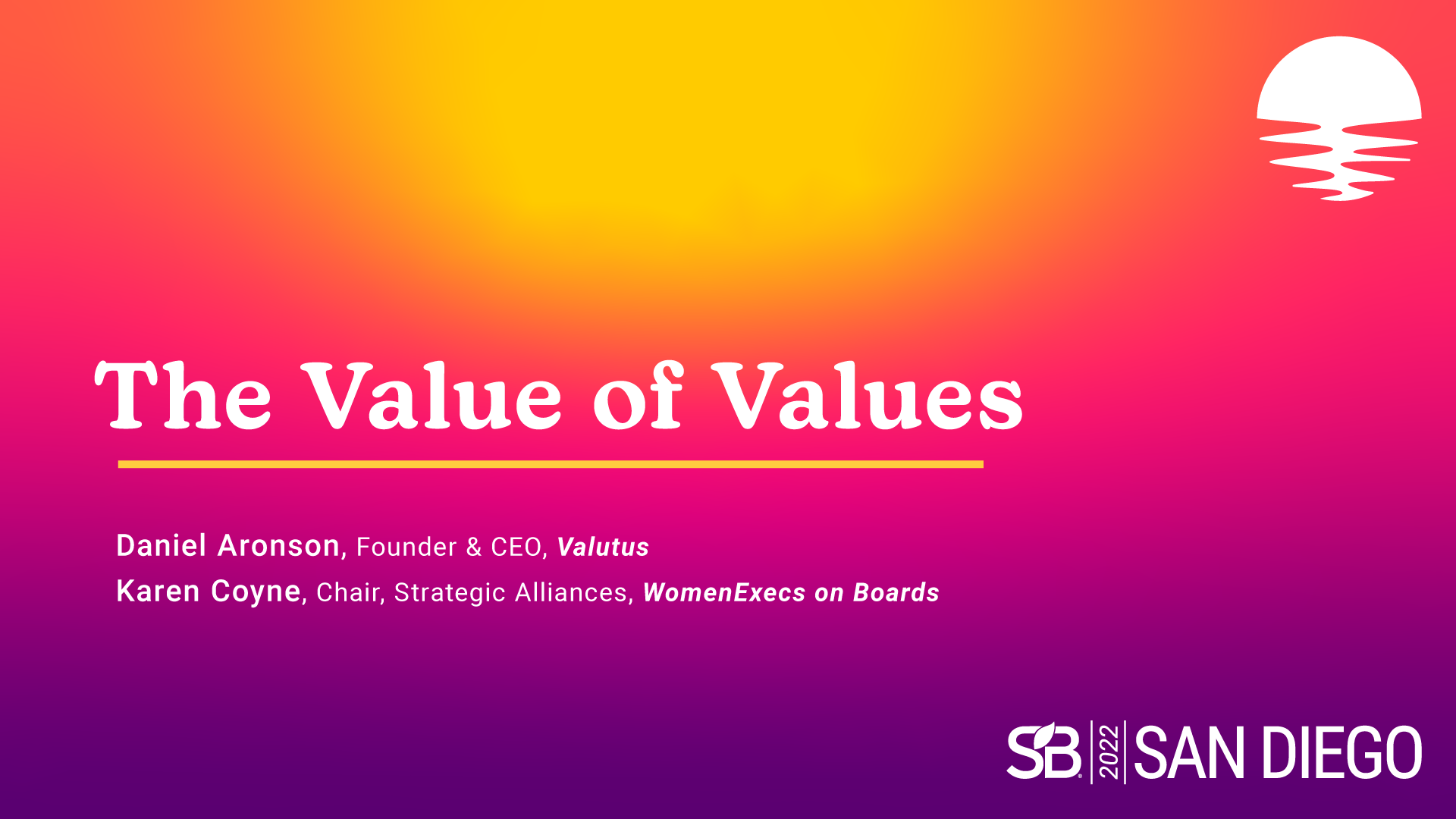 The Value of Values