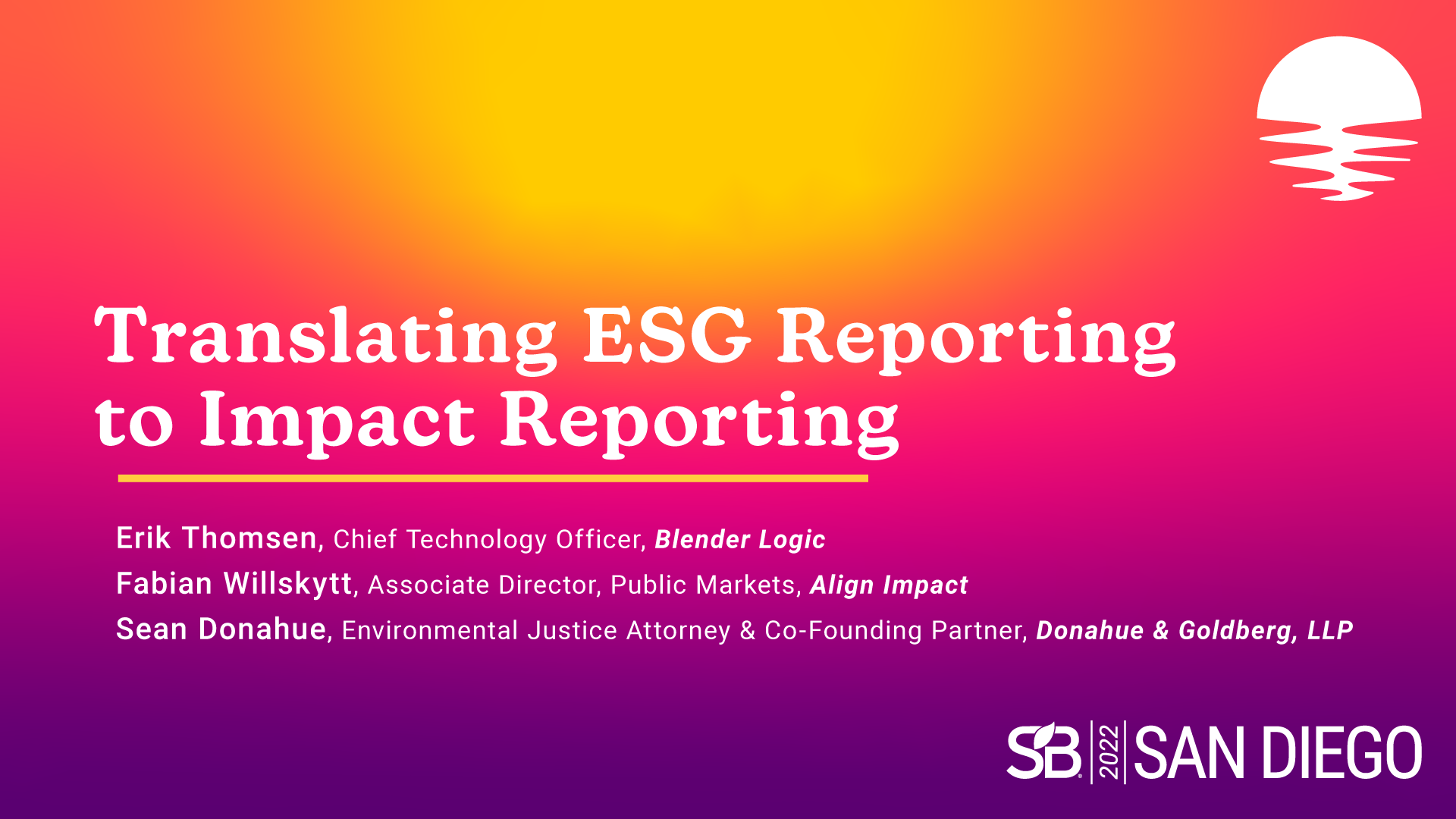Translating ESG Reporting to Impact Reporting