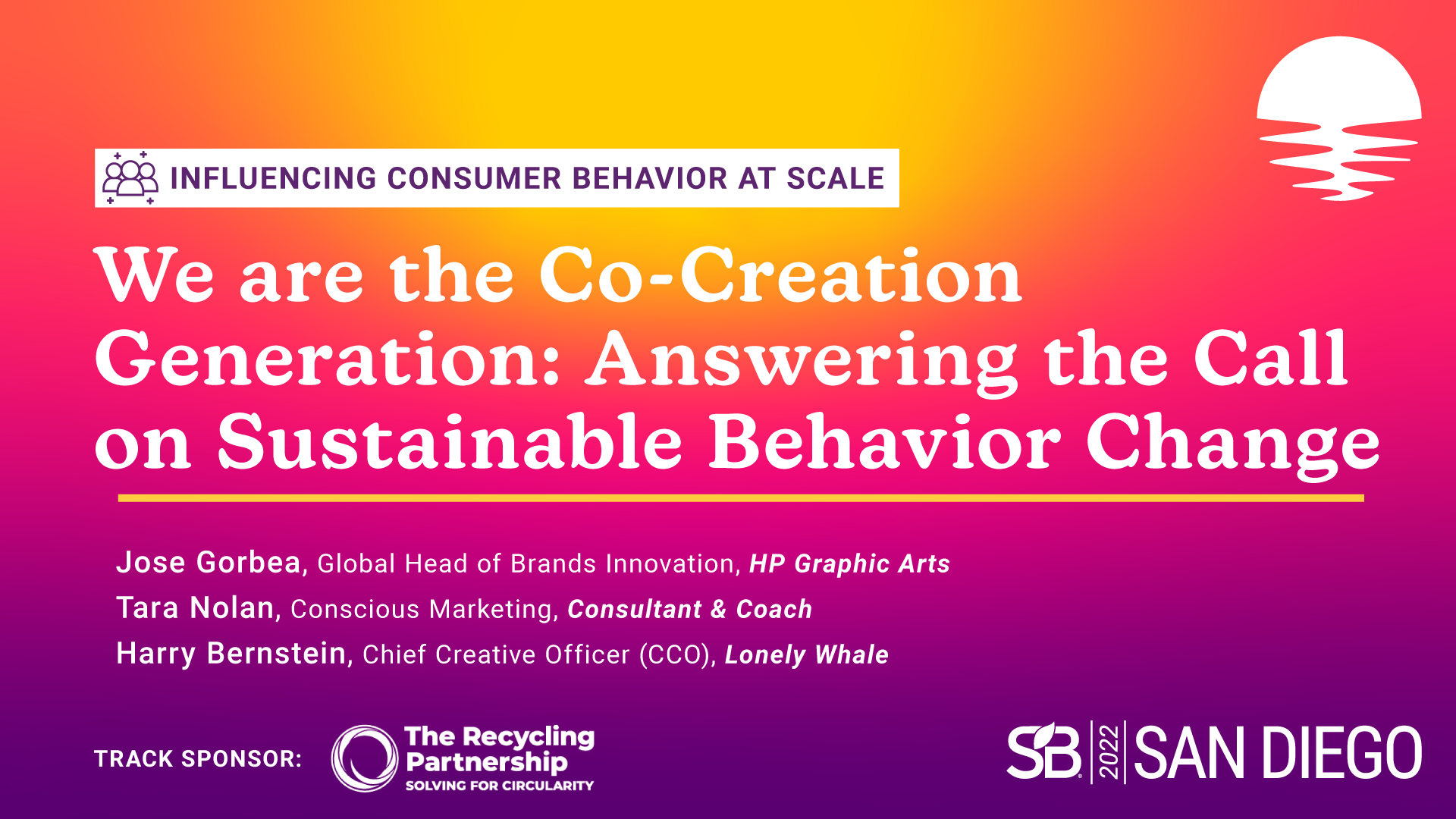 We are the Co-Creation Generation: Answering the call on Sustainable Behavior Change